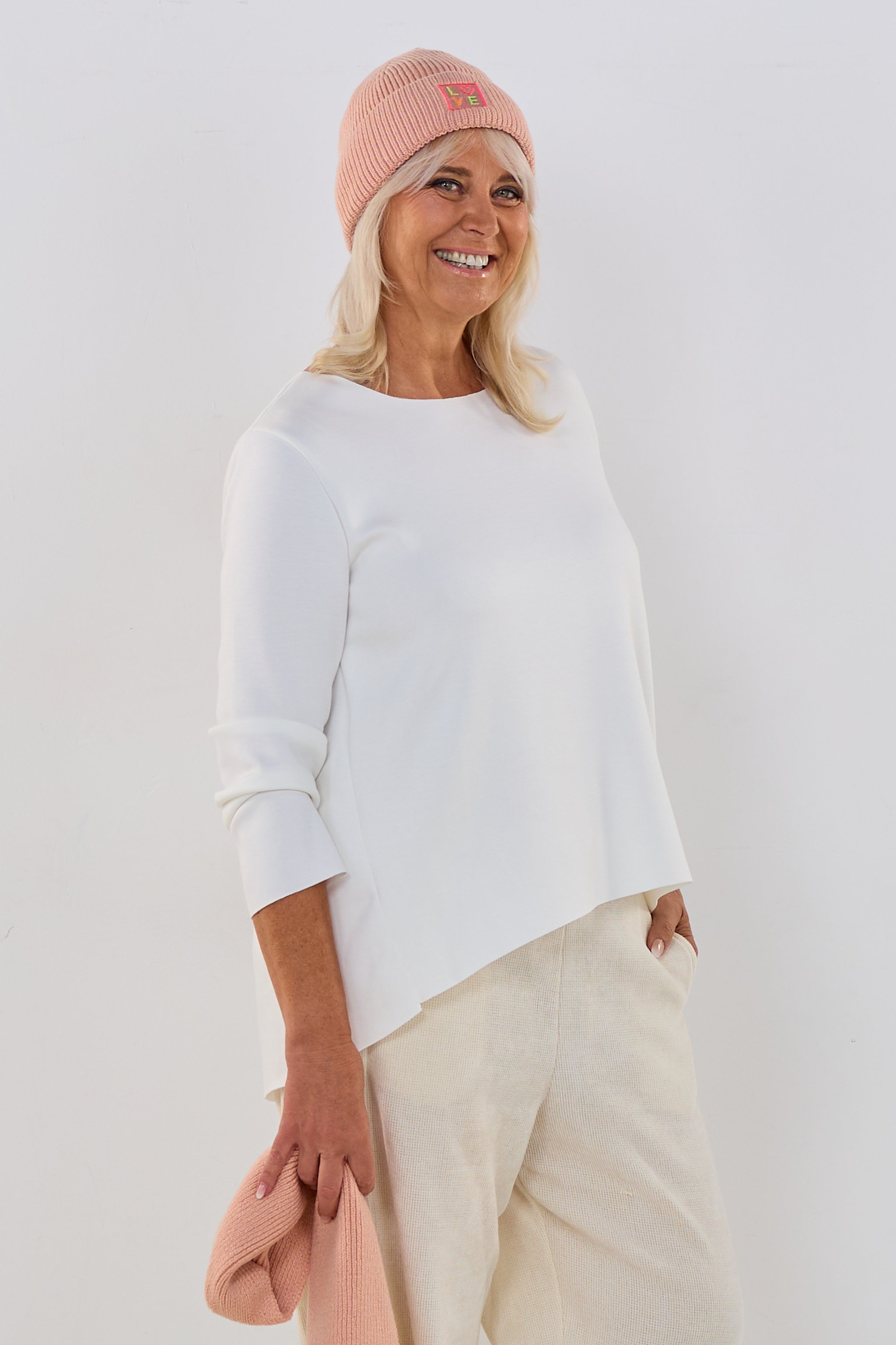 Cozy Basic Shirt, ecru