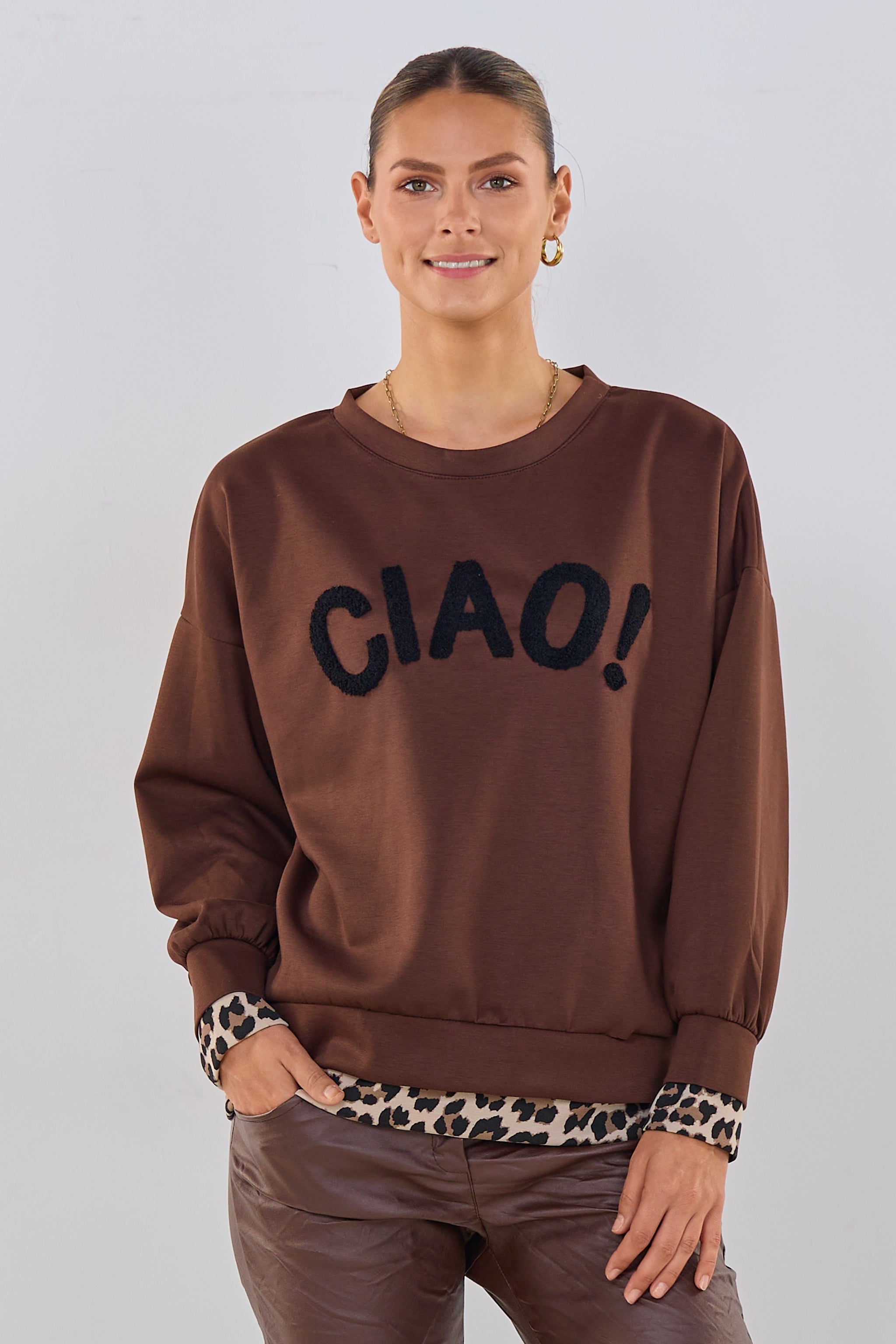 Cozy Shirt CIAO!, schoko-leo