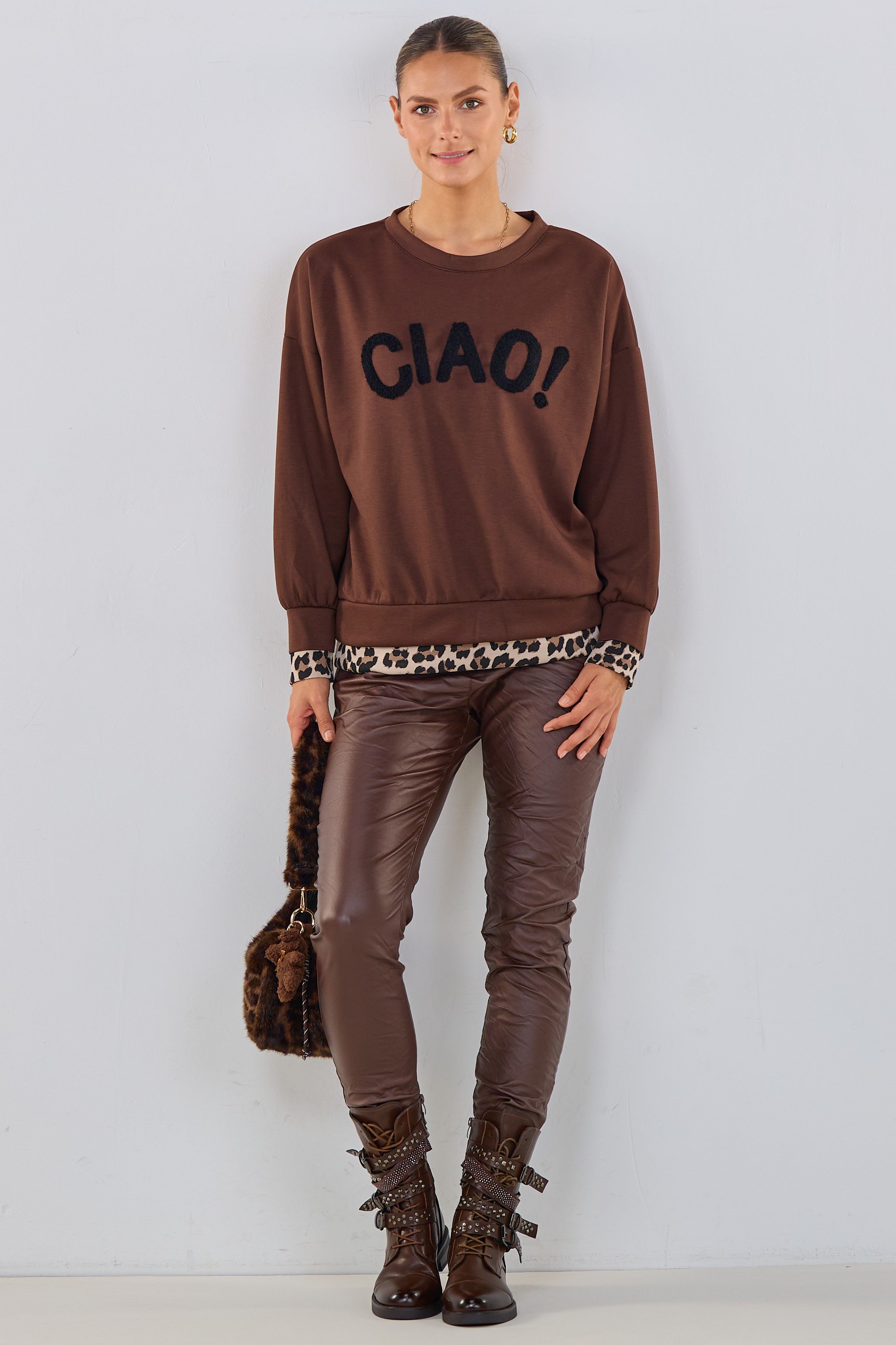 Cozy Shirt CIAO!, schoko-leo