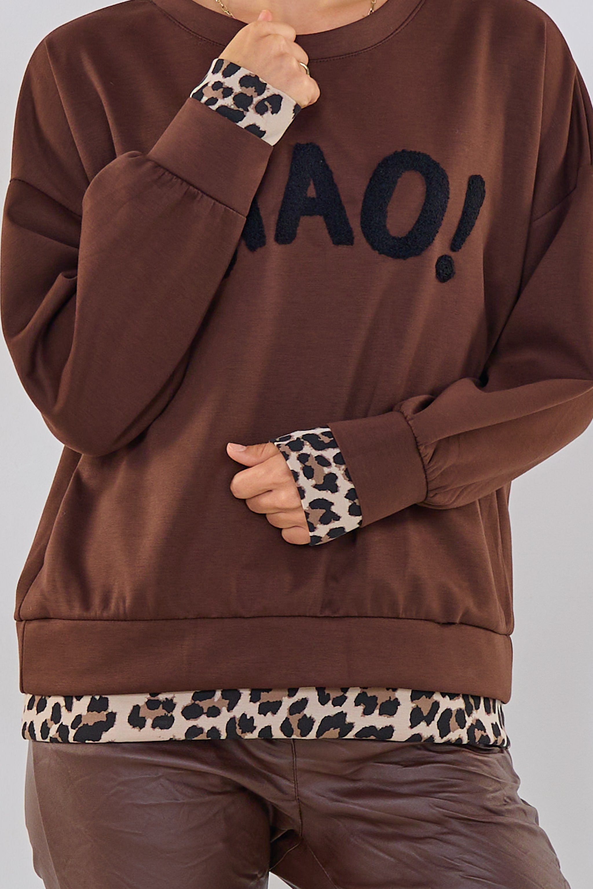 Cozy Shirt CIAO!, schoko-leo