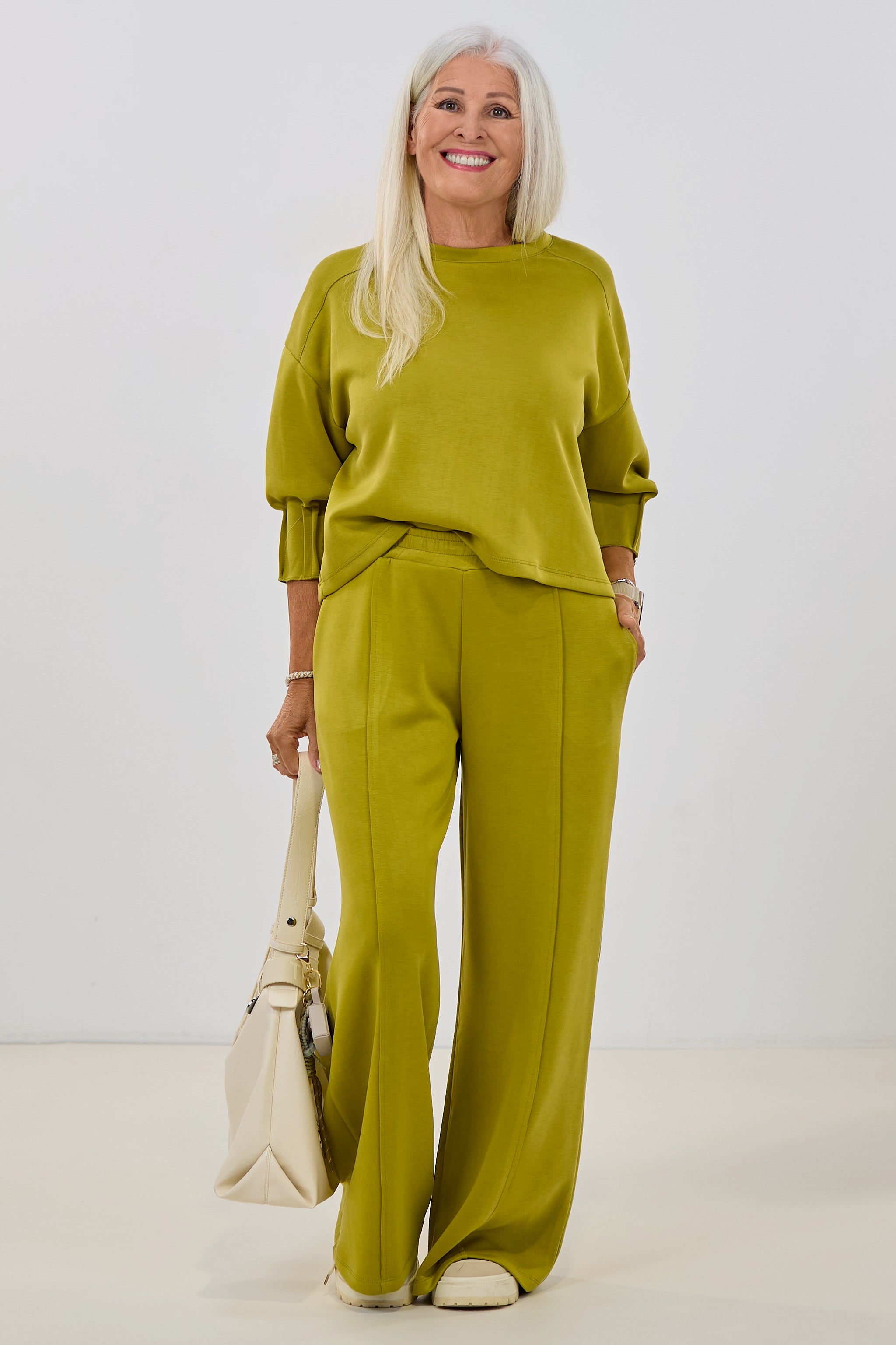 Cozy Hose mit Biese, kiwi