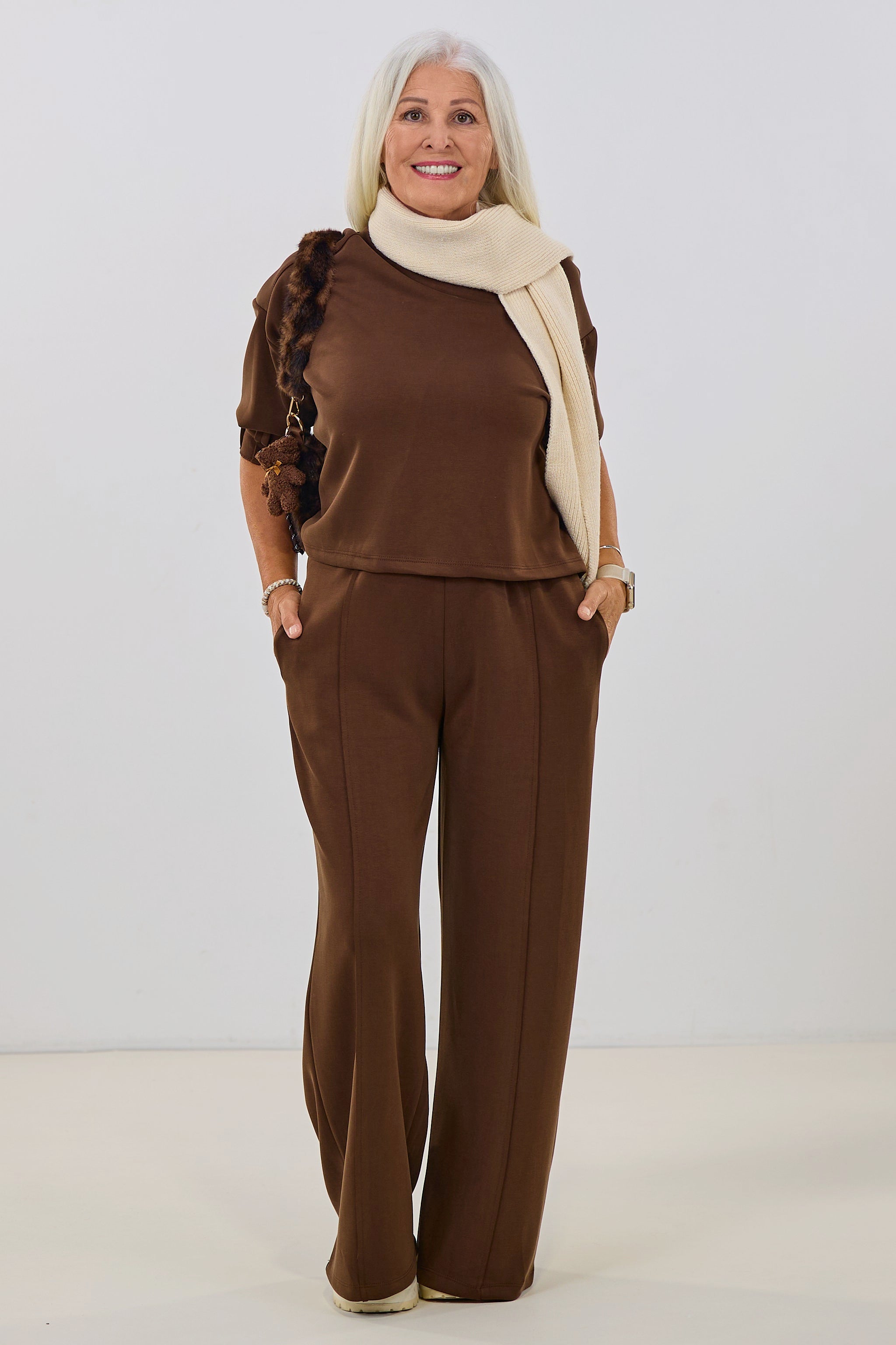 Cozy Hose mit Biese, schoko
