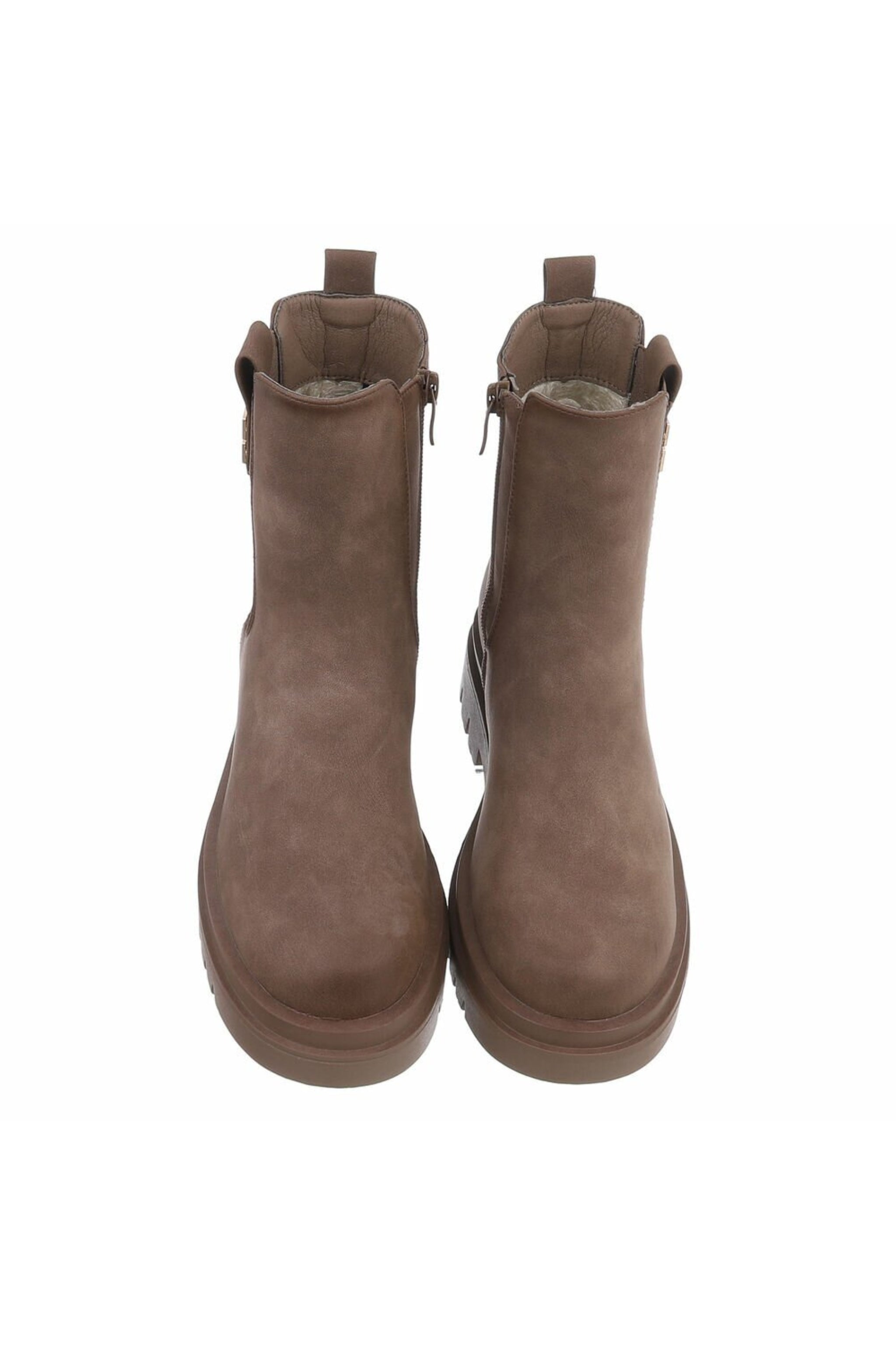 Chelsea Boots, braun-matt