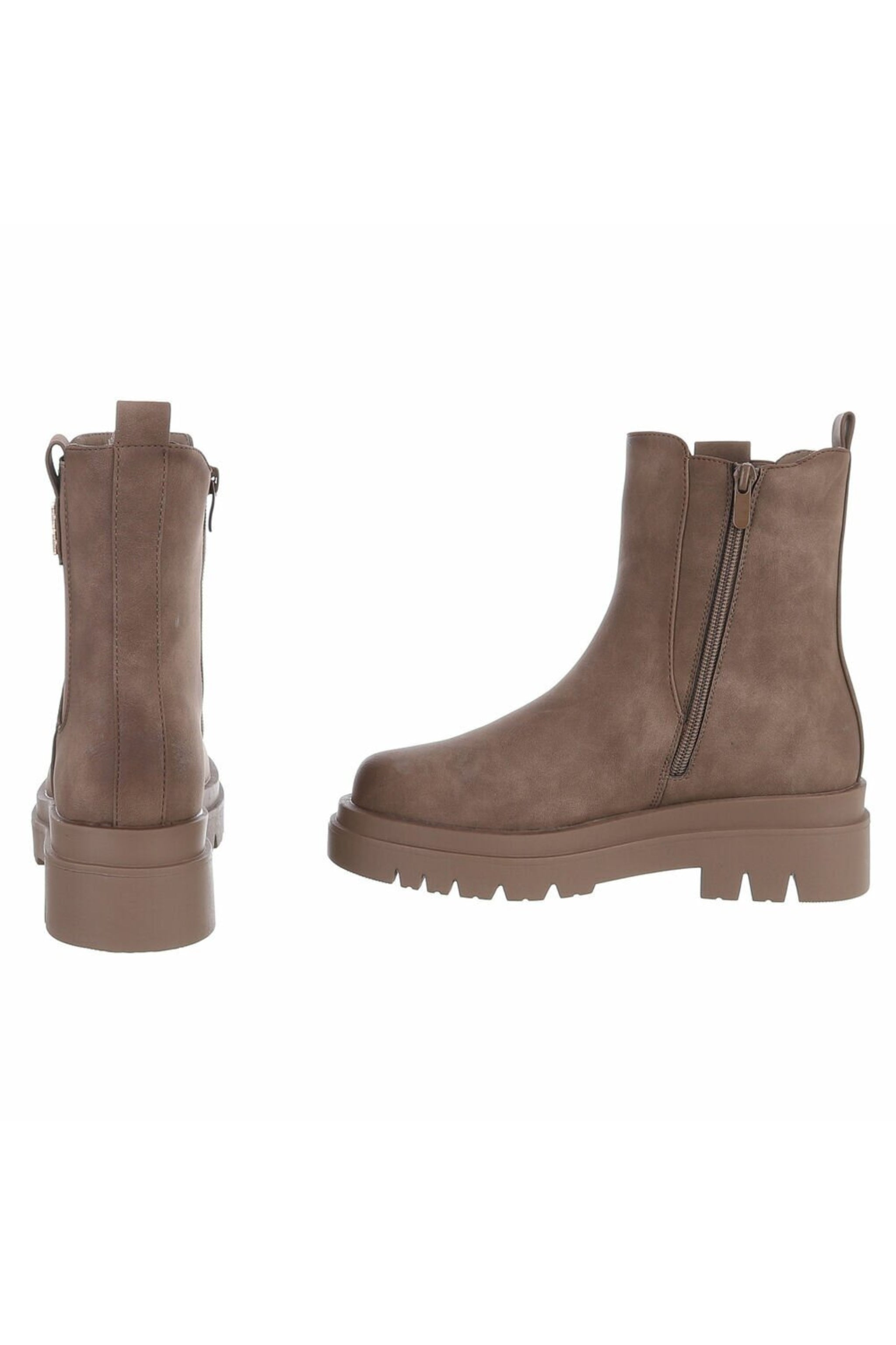 Chelsea Boots, braun-matt