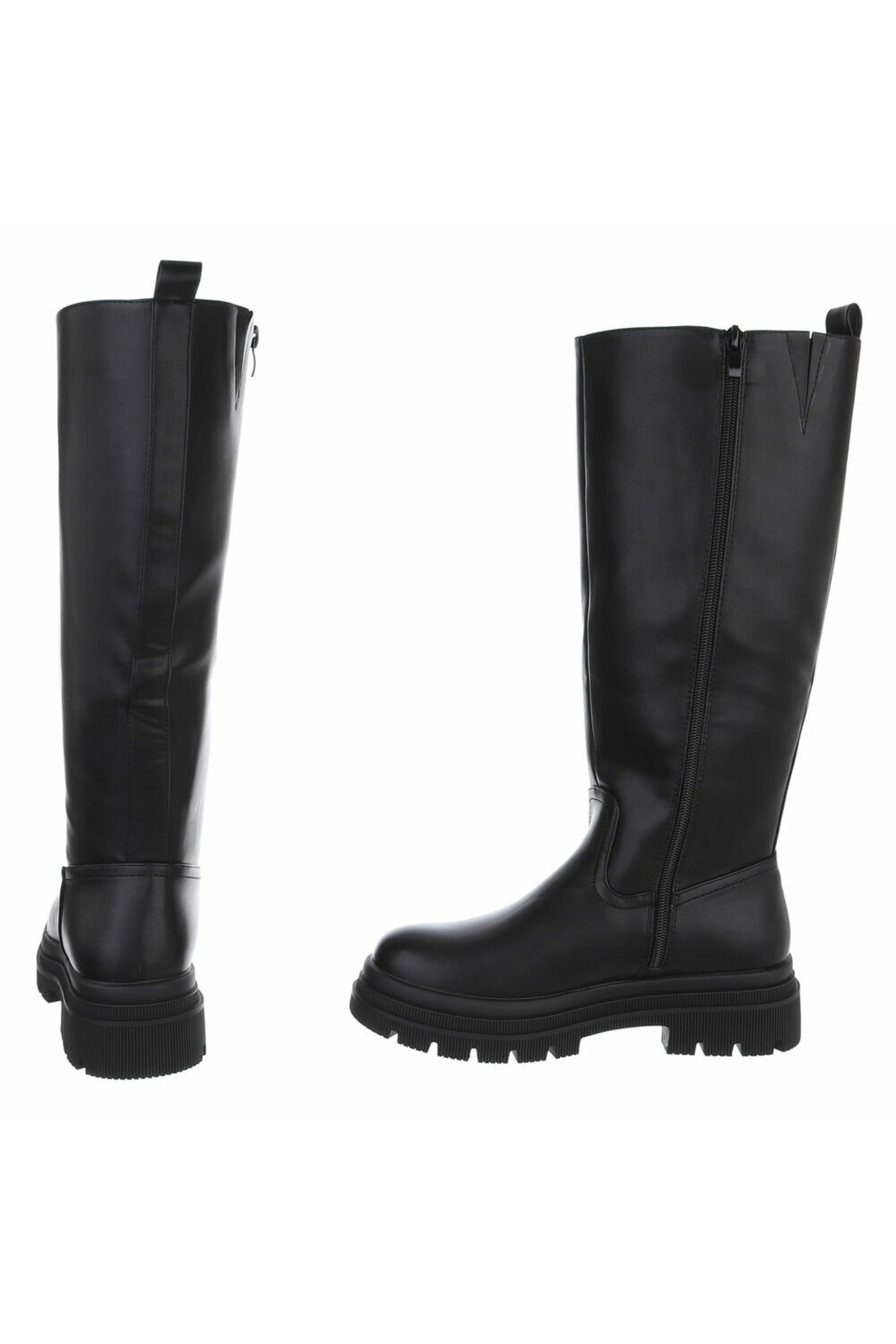 Klassischer Stiefel, schwarz