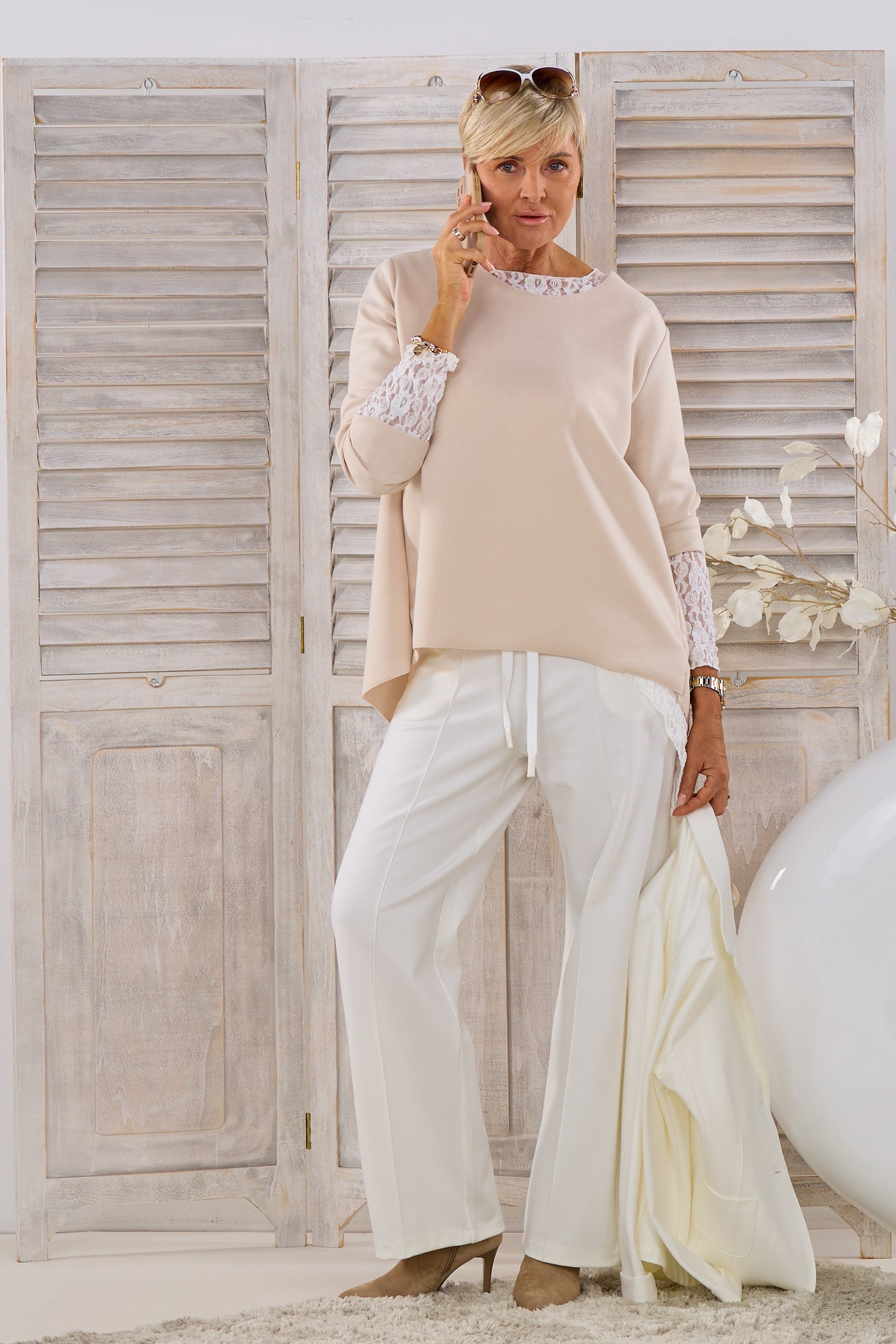 Cozy Basic Shirt, beige