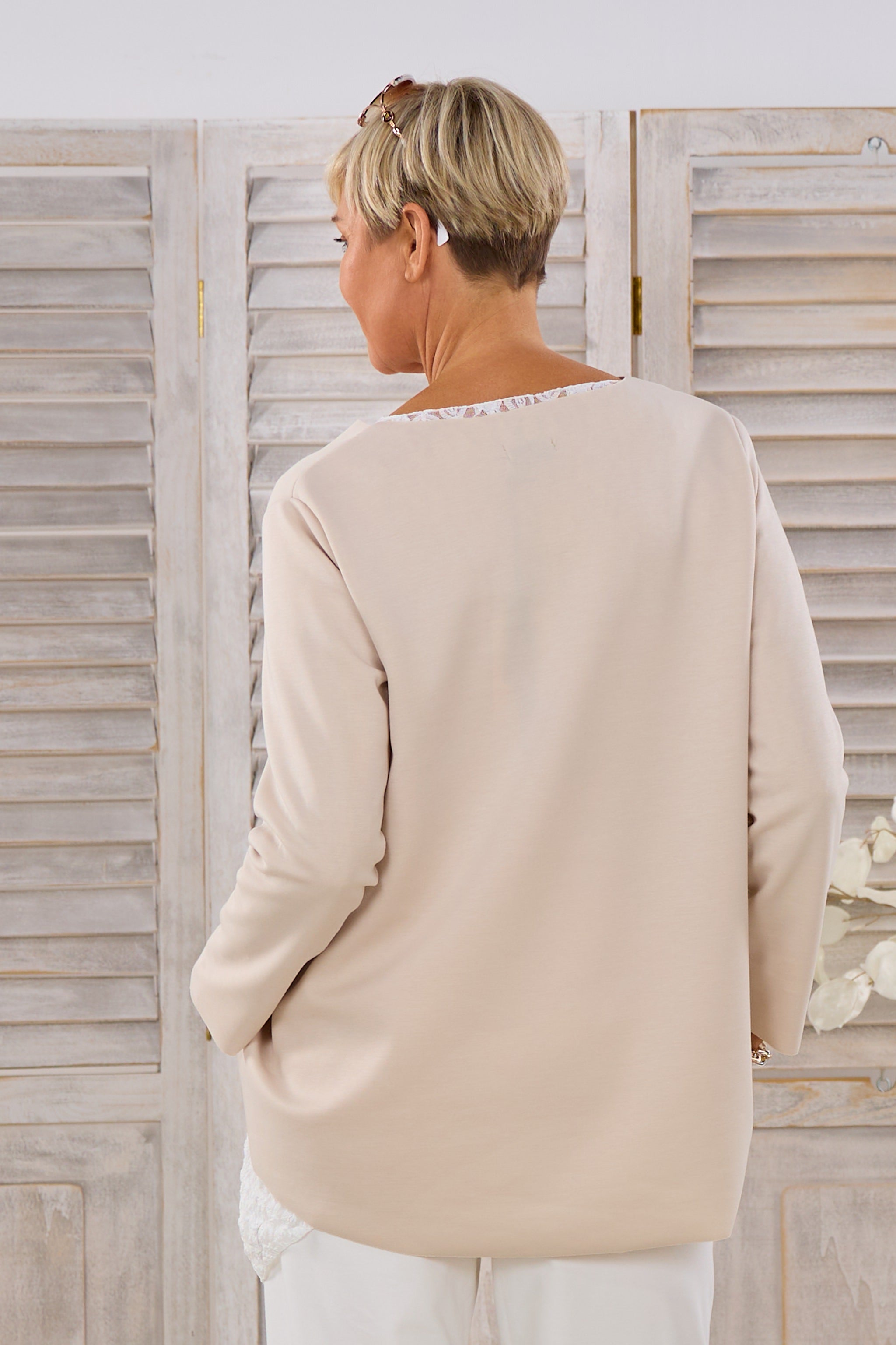 Cozy Basic Shirt, beige