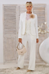 Blazer kurz, ecru