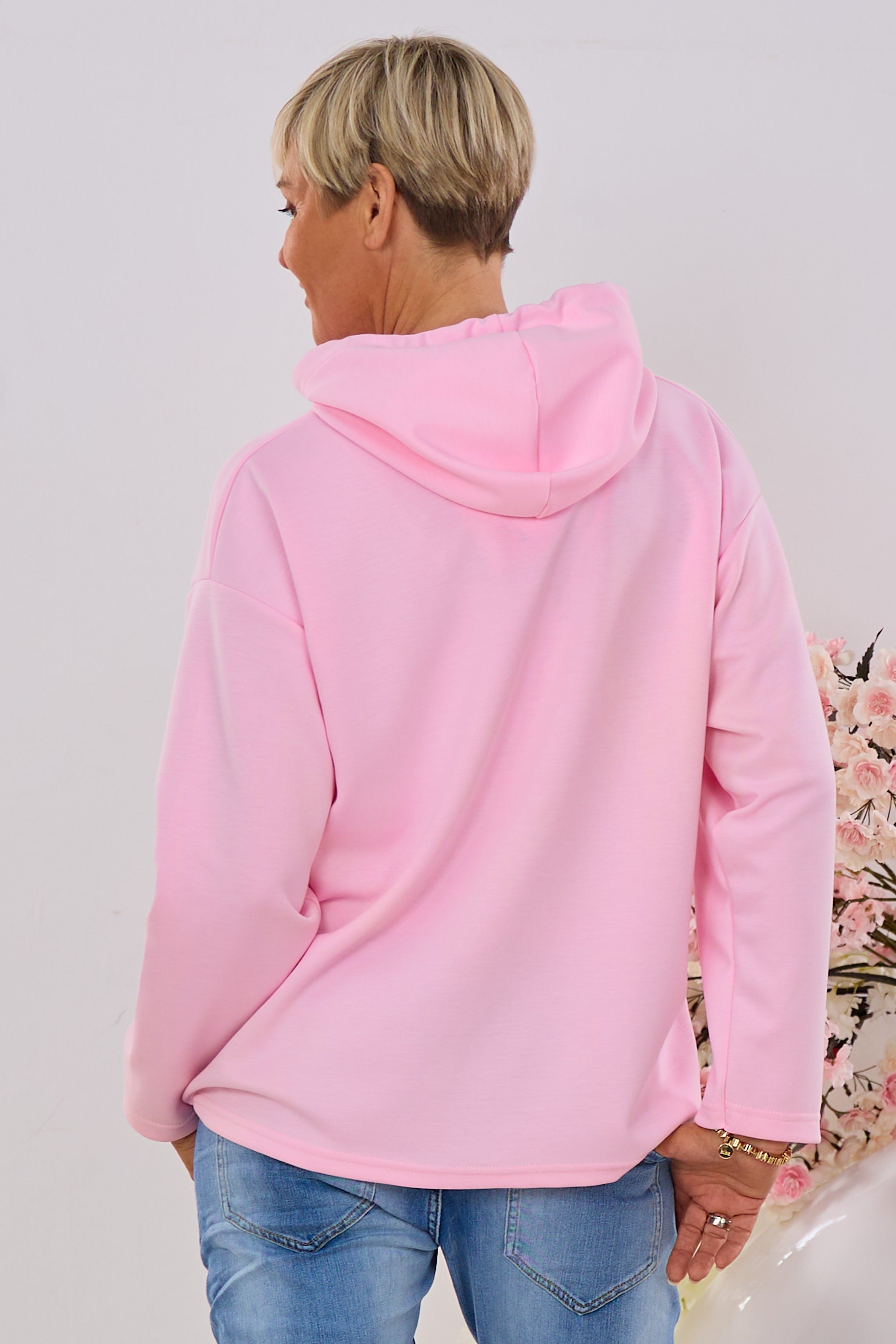 Cozy Hoodie MOIN, rosa-neonpink