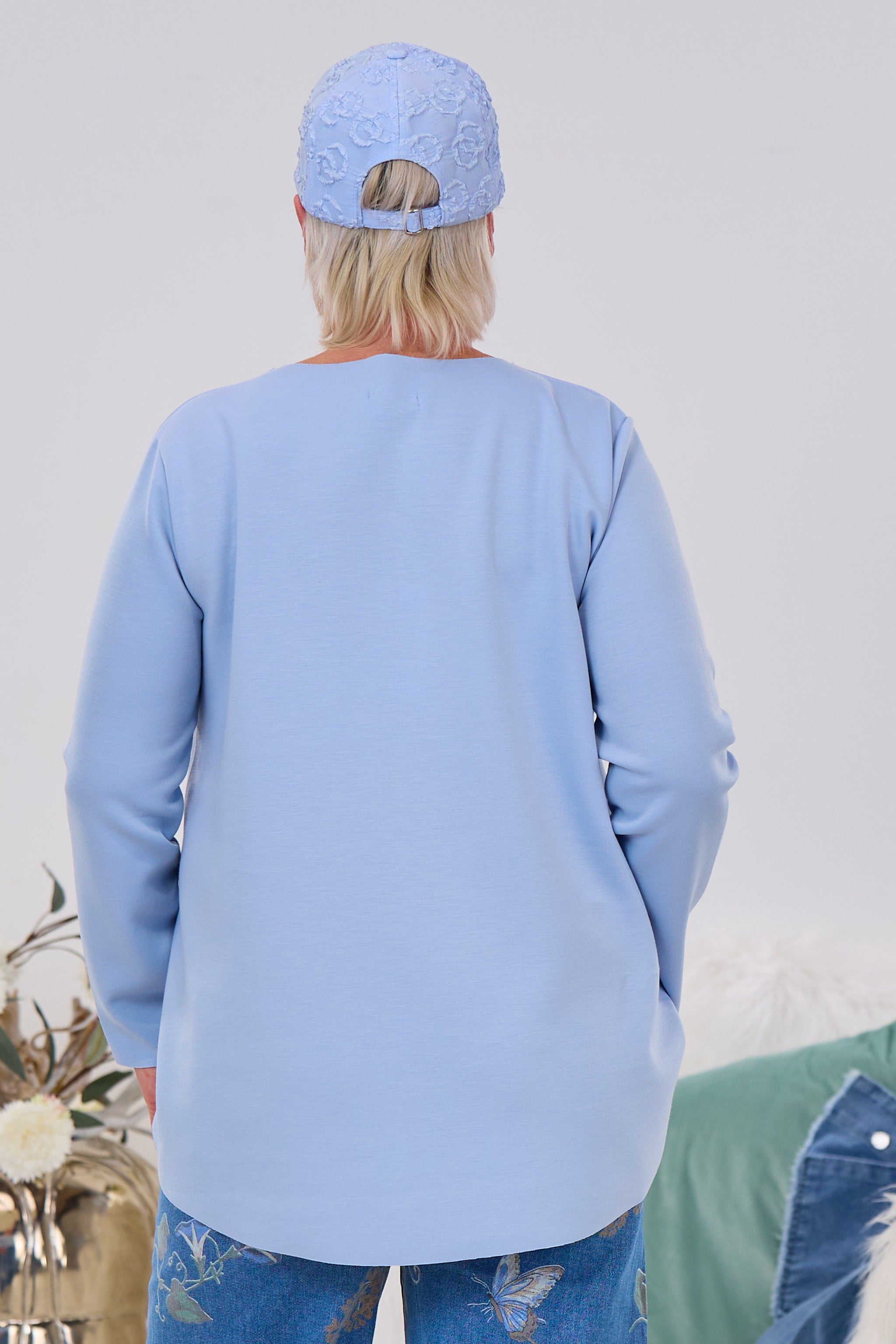 Cozy Basic Shirt, hellblau