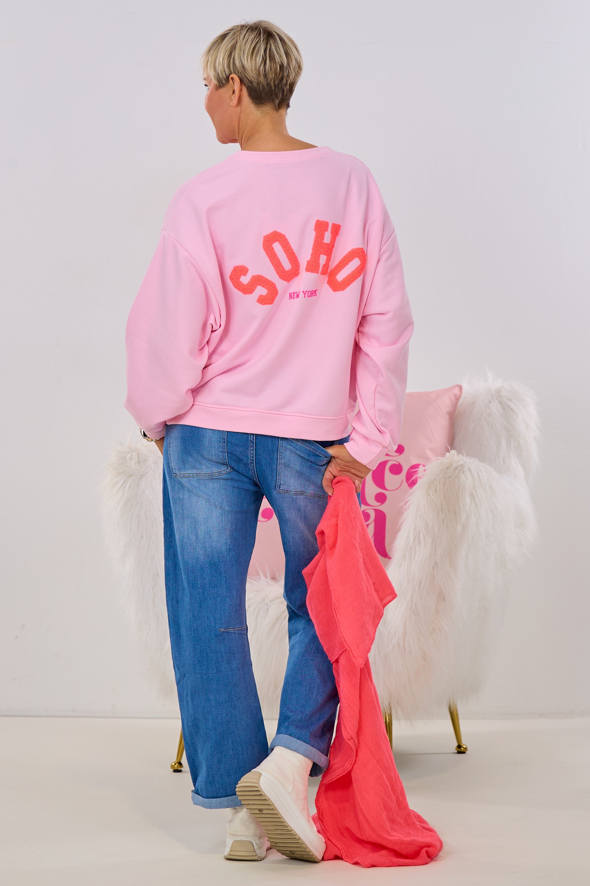 Sweaty SOHO New York, rosa