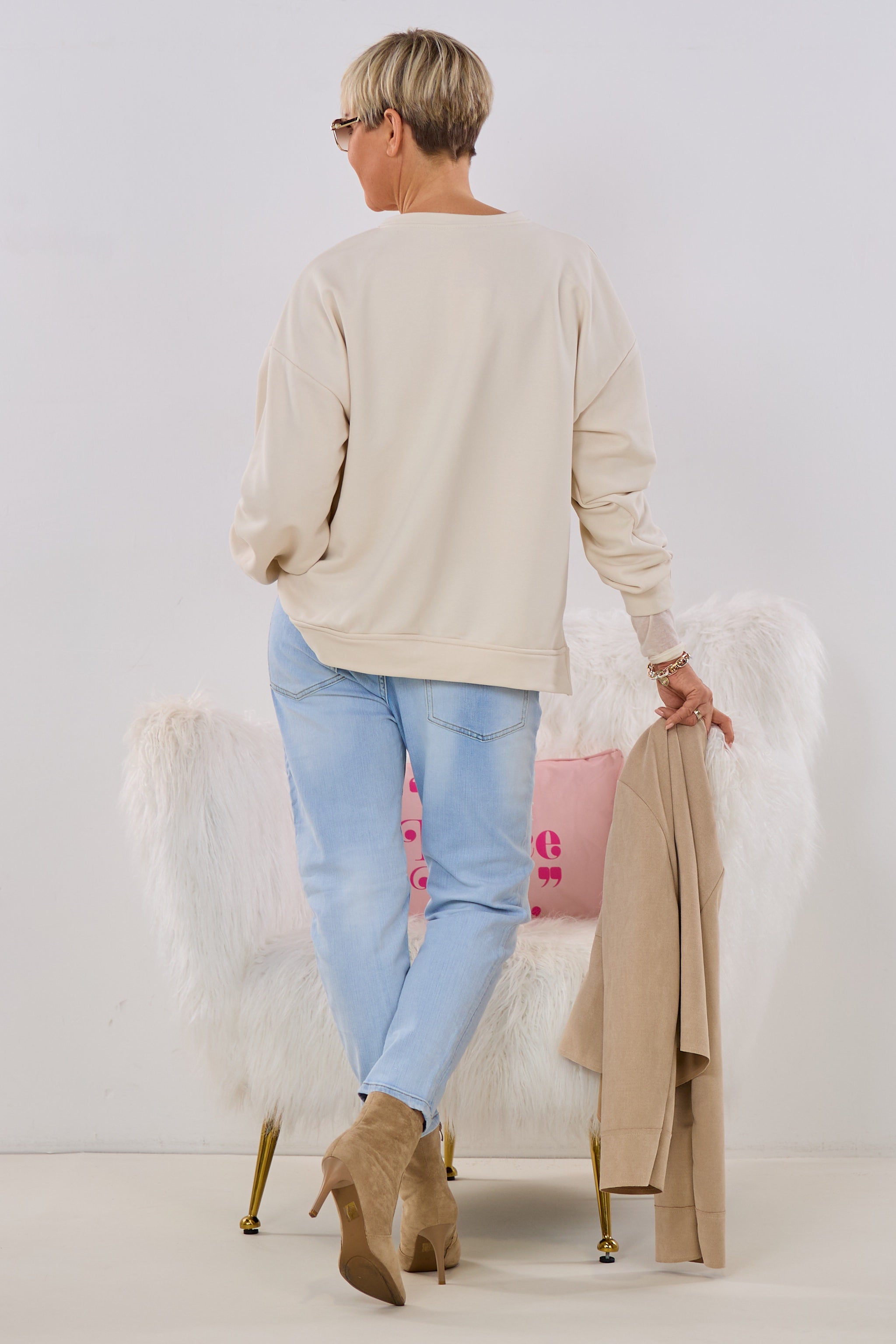 Sweaty SOHO 1971, beige-pink