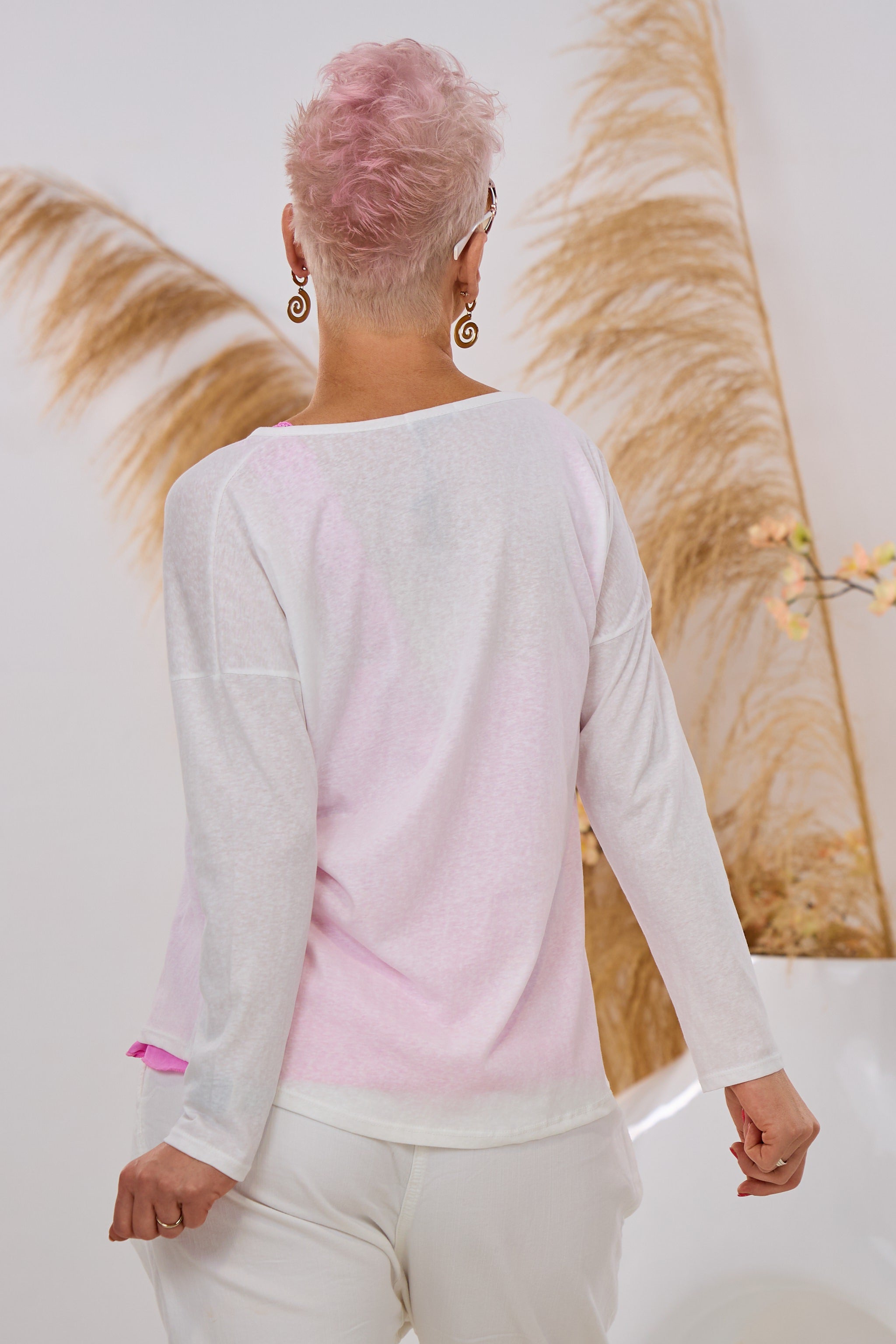 Longsleeve Balence, weiß