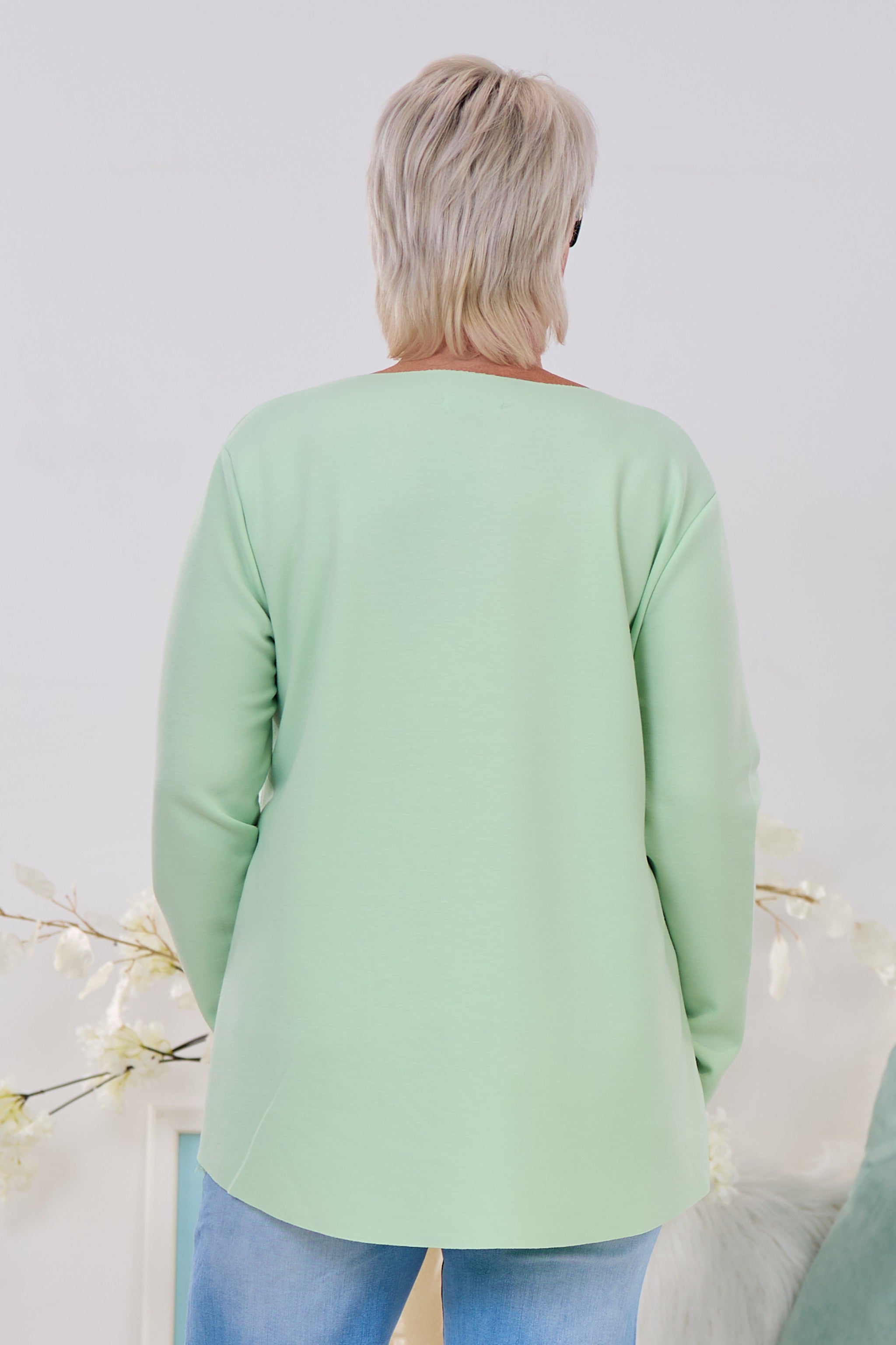 Cozy Basic Shirt, lindgrün