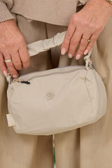 small handle bag, beige
