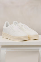Sneaker, weiß-creme