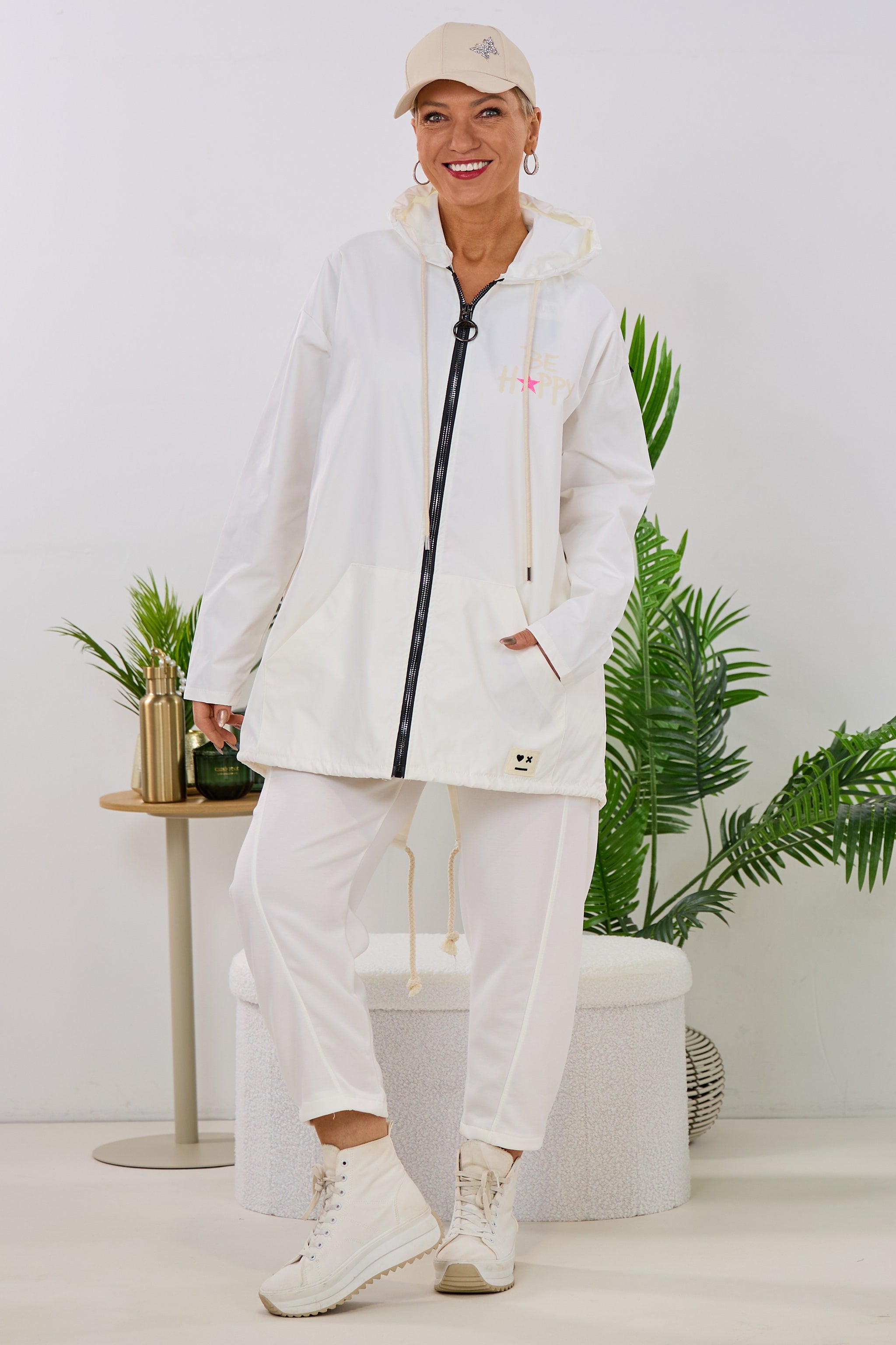 Leichter Parka DON'T WORRY BE HAPPY