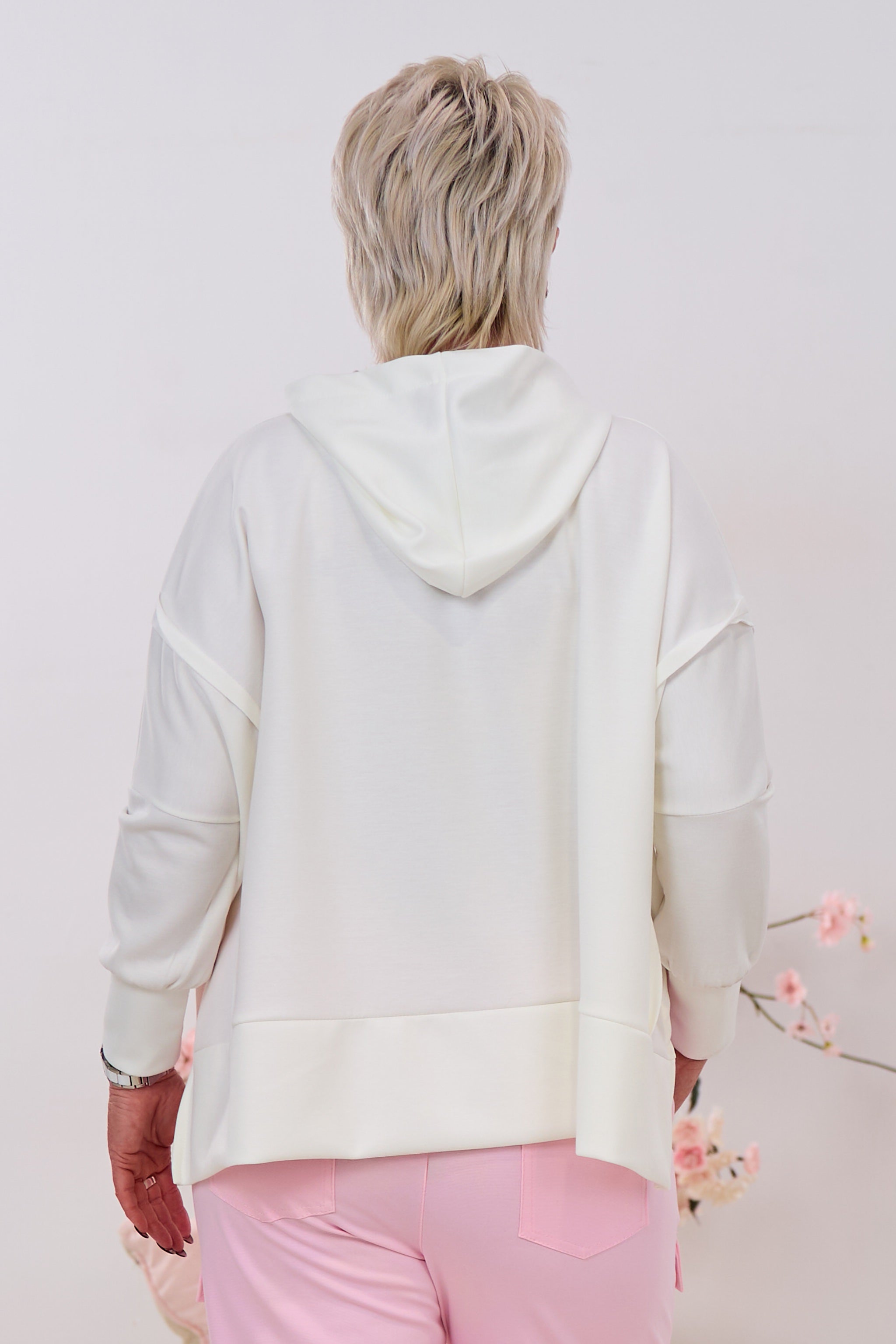 Cozy Hoodie MON CHÉRI PARIS, ecru-pink