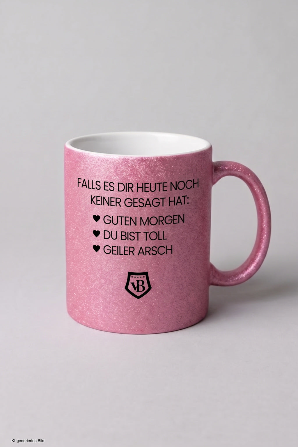 Glitzertasse: Guten Morgen, Du bist toll, Geiler Arsch
