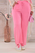 Musselin Hose, rosa