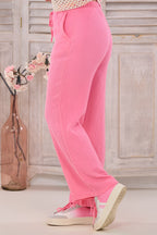 Musselin Hose, rosa