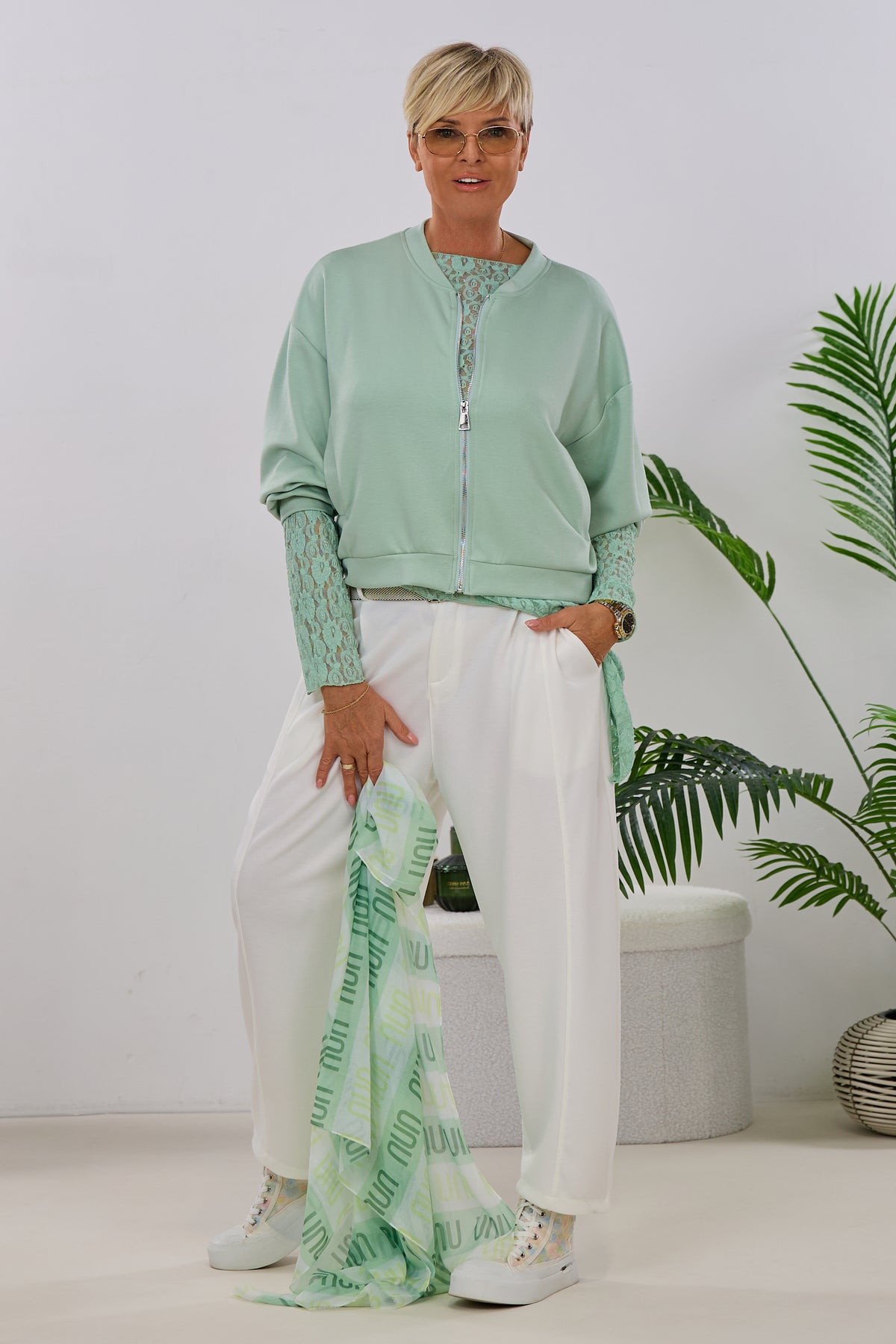 Cozy Blouson, lindgrün