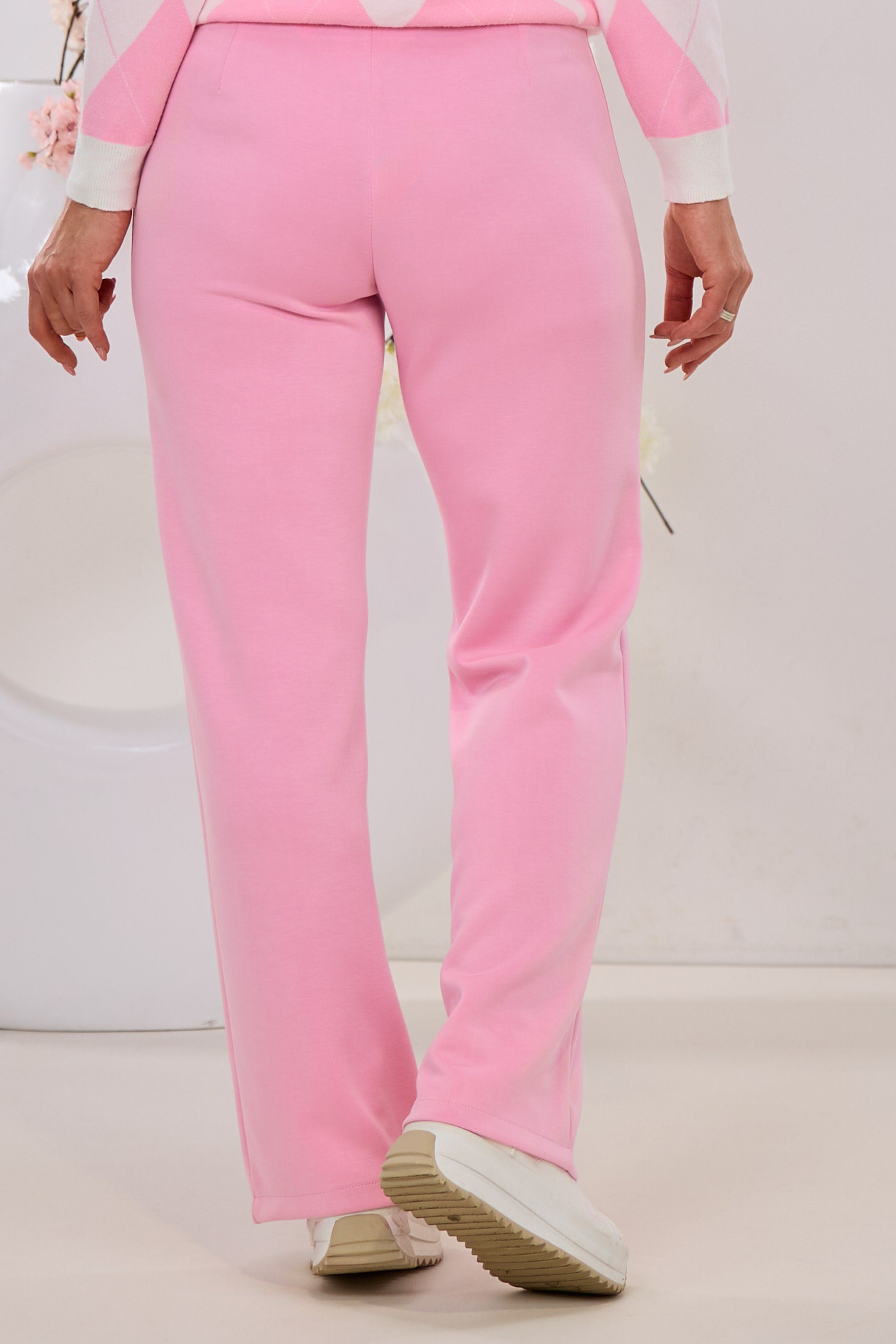 Cozy Hose mit Biese, rosa