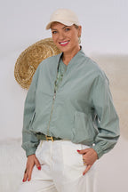 Blouson mit aufgesetzten Taschen, khaki
