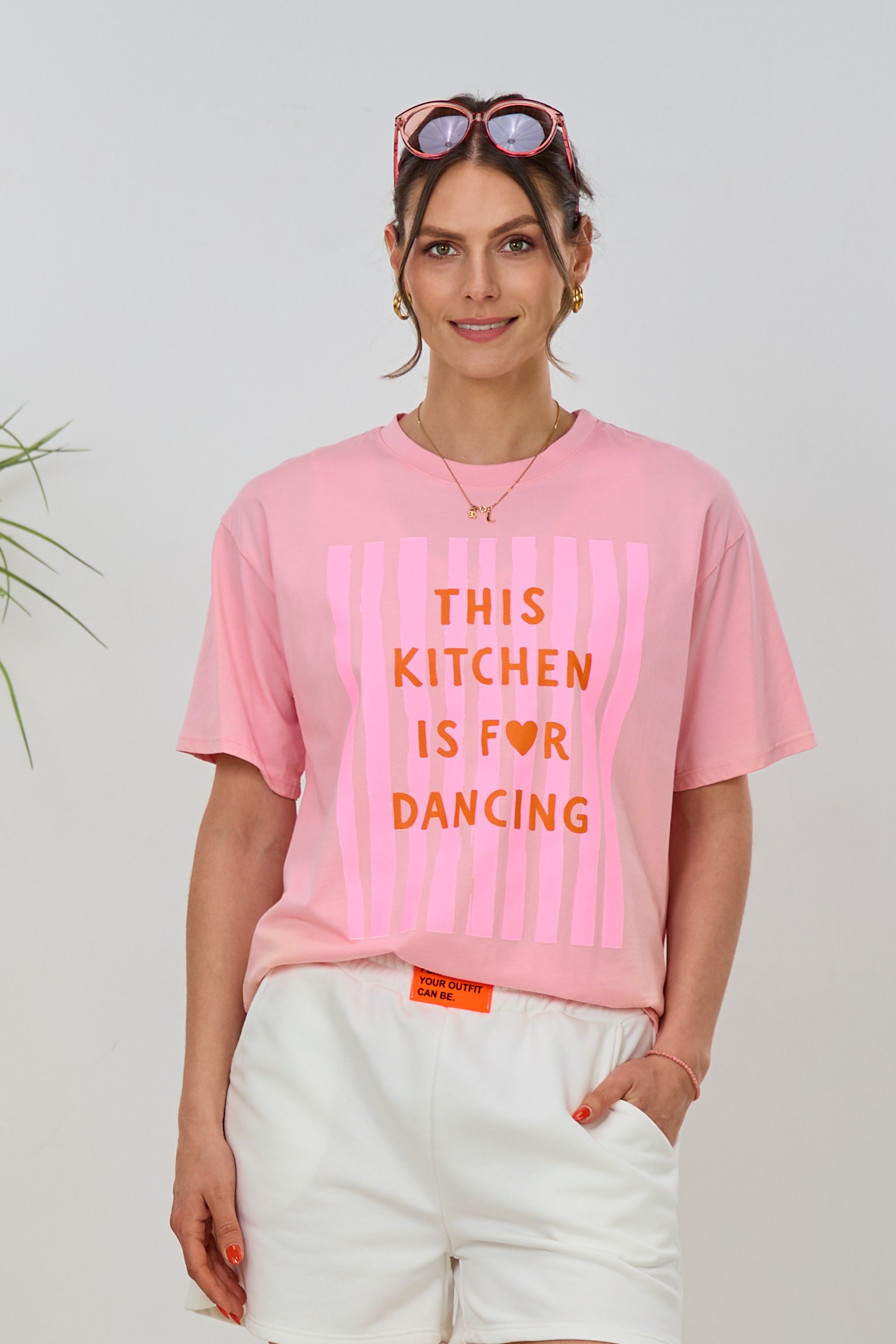 T-Shirt "Kitchen", altrosa-rosa