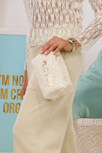 Kosmetiktasche LOVE, leo-beige-gold