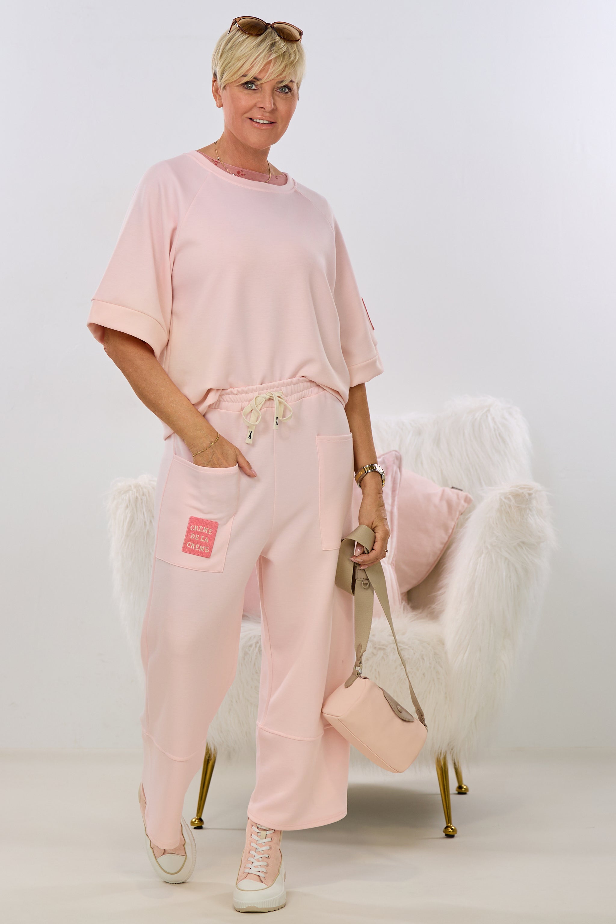 Cozy Hose CRÈME DE LA CRÈME, rosa