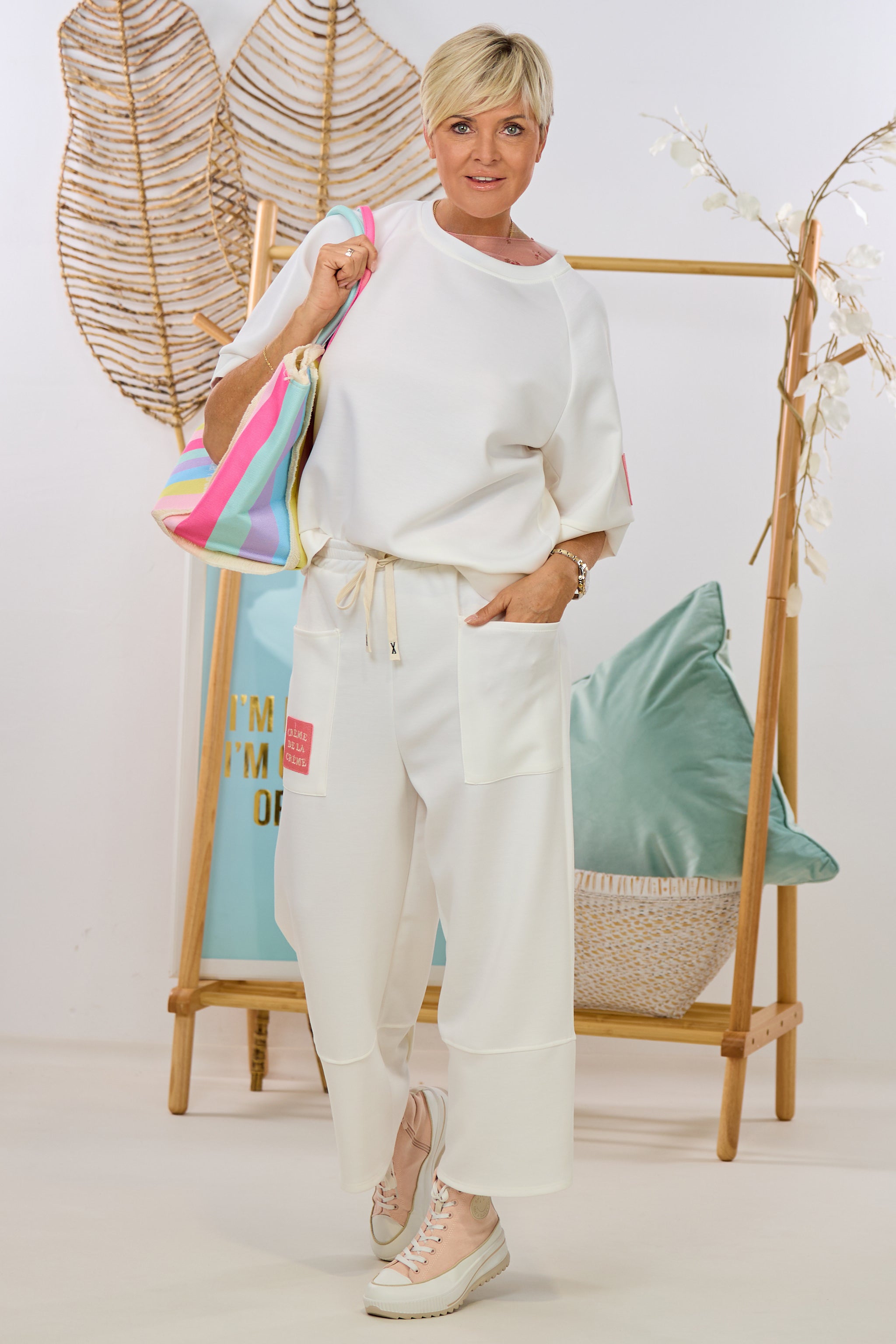 Cozy Hose CRÈME DE LA CRÈME, ecru