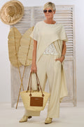 Overlay/Poncho, beige