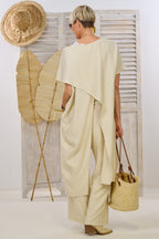 Overlay/Poncho, beige