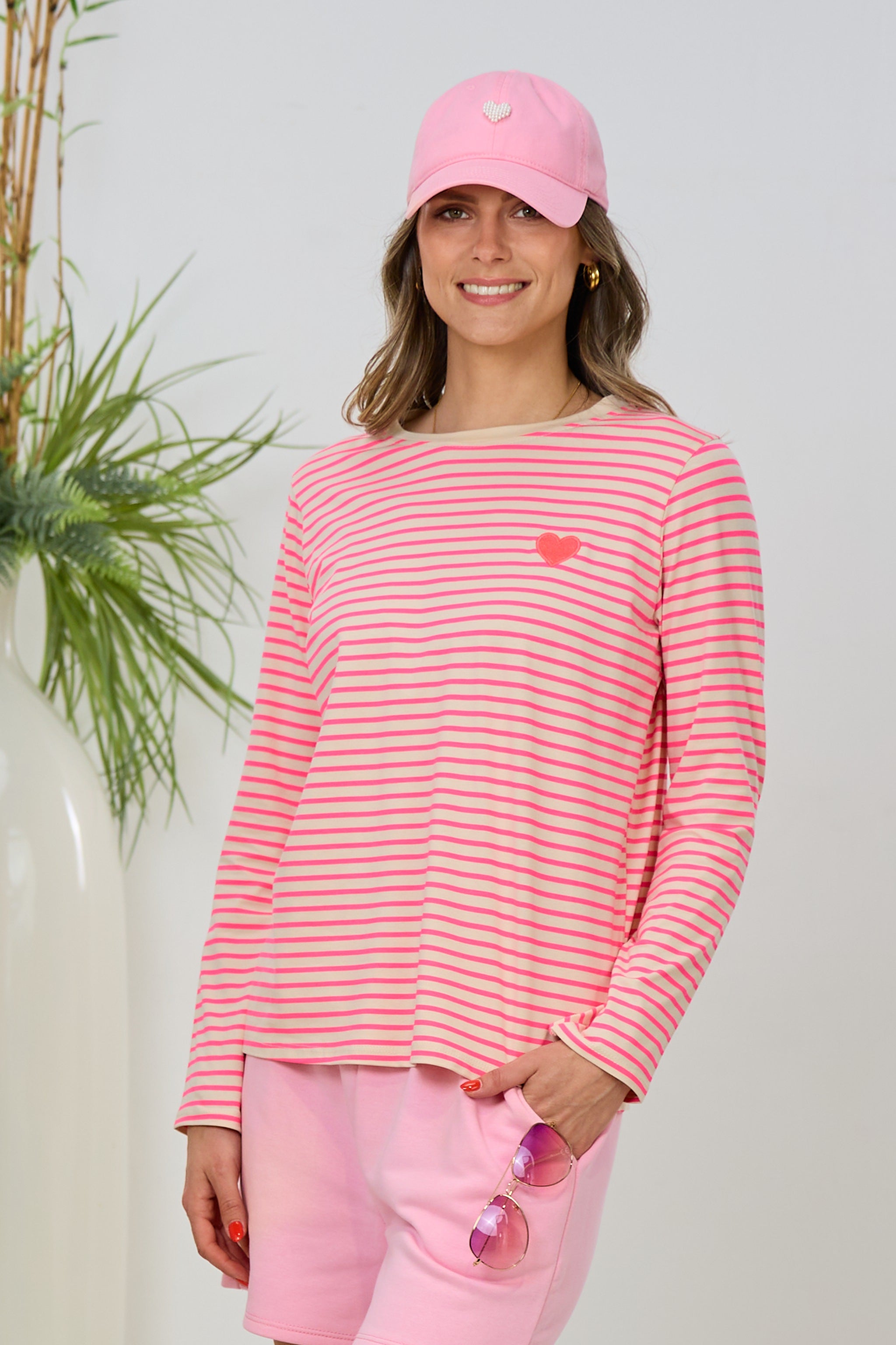Cozy Shirt HEY YOU - SEE YOU, lindgrün