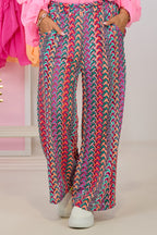 Hose mit Fantasy-Muster, bunt
