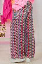 Hose mit Fantasy-Muster, bunt