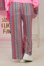 Hose mit Fantasy-Muster, bunt
