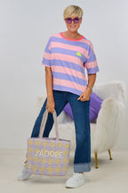 T-Shirt IBIZA, flieder-rosa-pink