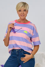 T-Shirt IBIZA, flieder-rosa-pink