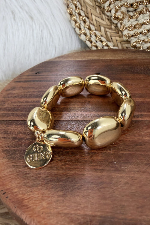 Armband großen Steinen, gold