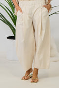 Leichte Hose im Balloon-Style, hellbeige