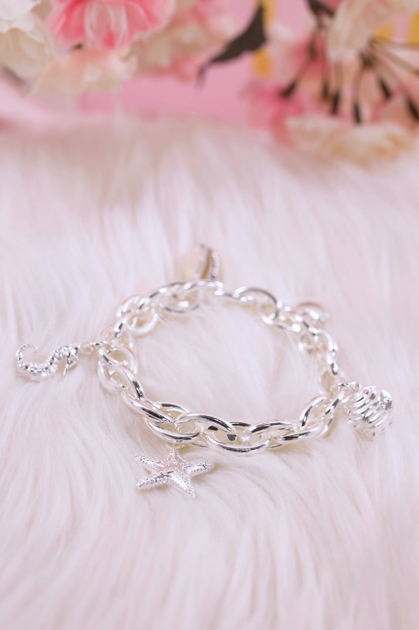 Glieder-Armband OCEAN, silber