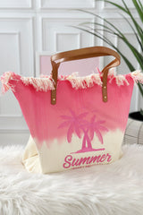 Strandtasche SUMMER, pink-creme
