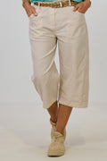 Bermuda-Hose, beige