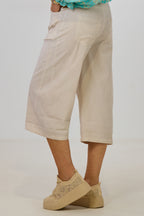 Bermuda-Hose, beige