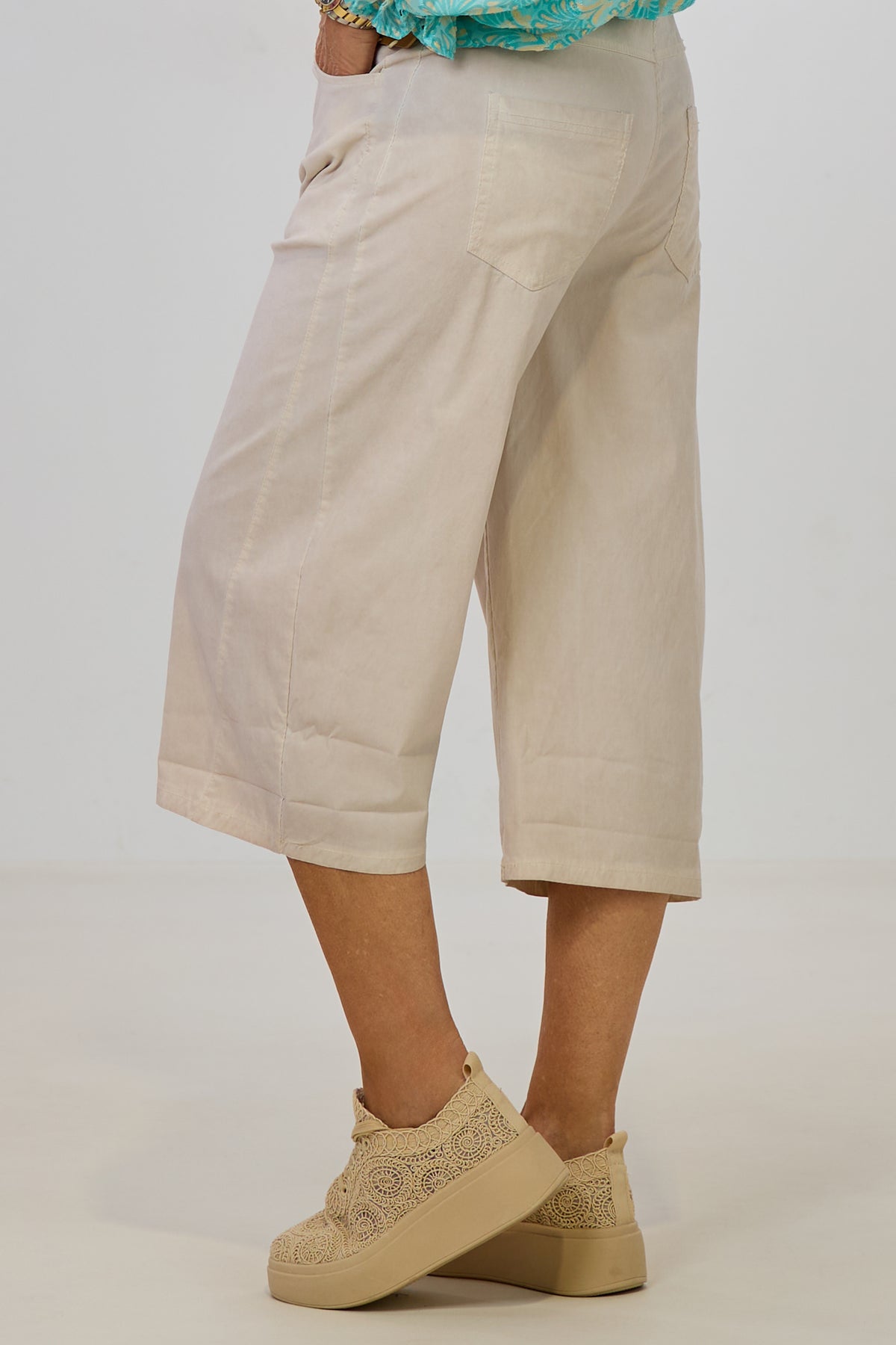 Bermuda-Hose, beige