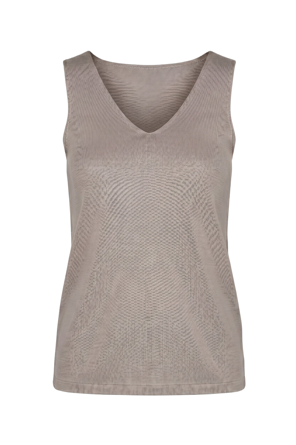 Stricktop uni, taupe