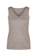 Stricktop uni, taupe