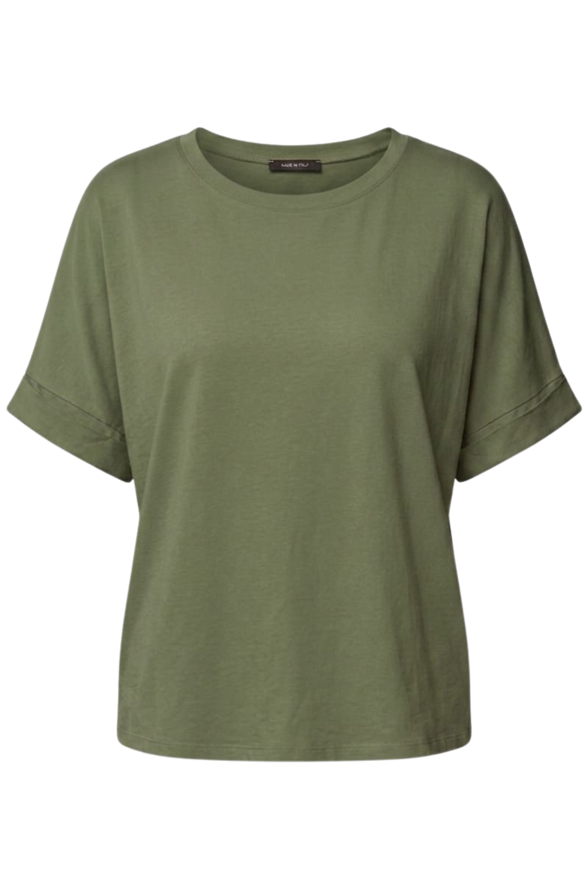 Kurzarm Shirt mit Aufschlag, khaki